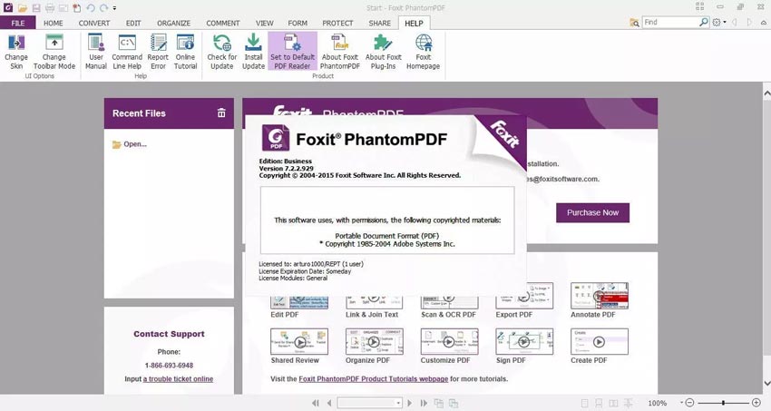 Foxit Phantom PDF Versión completa Descarga gratuita