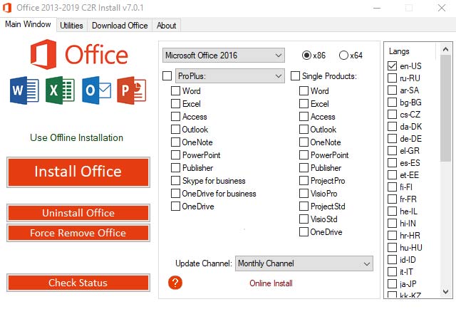 Descarga gratuita del activador de Microsoft Office
