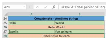 27 Rumus Penting Microsoft Excel CONCATENATE