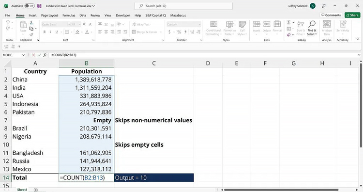 27 Rumus Penting Microsoft Excel COUNT