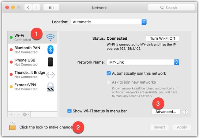 Cómo cambiar la dirección DNS de MacOS
