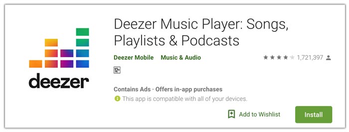 Deezer, la mejor aplicación de transmisión de música