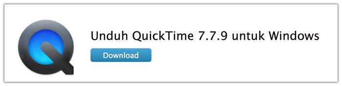 Descargar el software QuickTime Player
