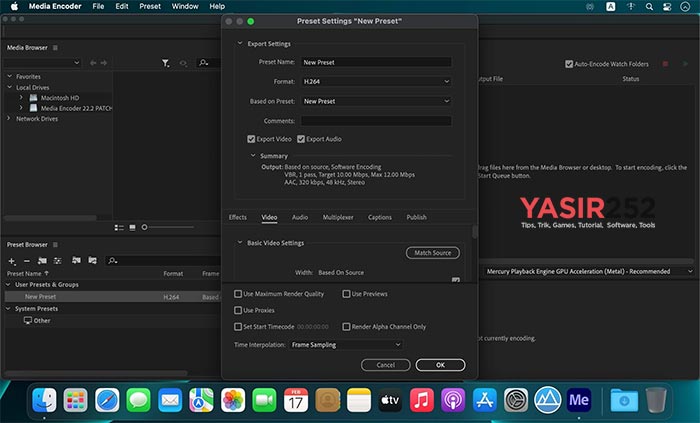 Adobe Media Encoder 2022 Descarga gratuita para Mac Full Crack