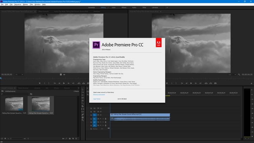 Último Adobe Premiere Pro CC 2015, crack completo de 64 bits
