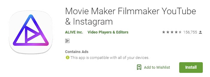 Aplicación de edición de vídeo en Android