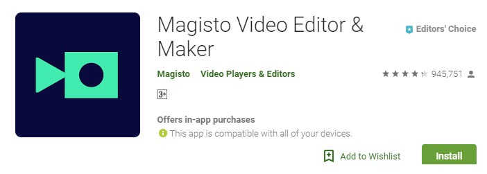 Descarga la última aplicación gratuita de edición de vídeo Magisto para Android