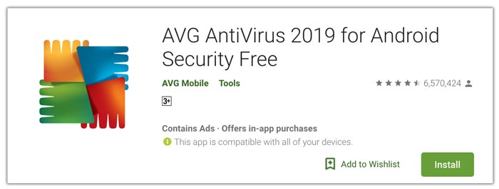 Seguridad AVG para Android