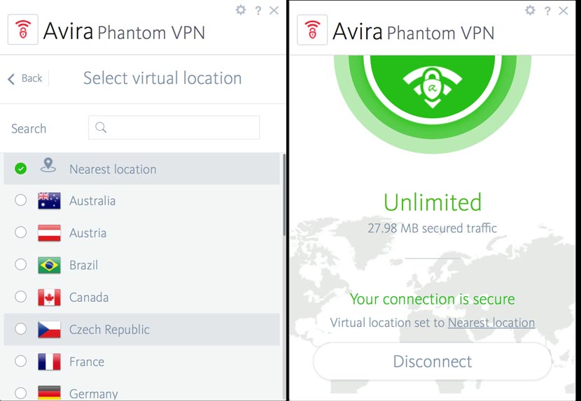 Avira Phantom VPN Descarga gratuita Full Crack
