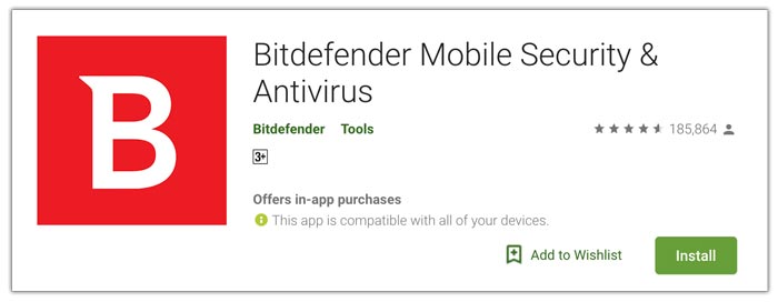 Bitdefender es la mejor aplicación antivirus para Android