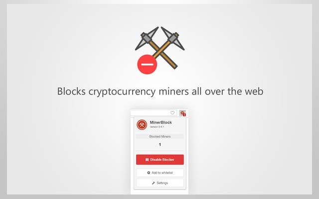 Extensión del navegador Block Coin Miner Minerblock