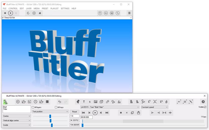 Descarga gratuita de la versión completa de BluffTitler Ultimate