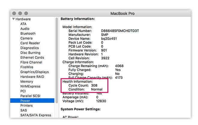 Cómo comprobar el estado de la batería de tu Mac y no carga