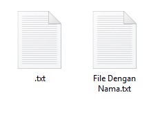 cómo crear un archivo sin un nombre de documento