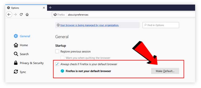 Cómo cambiar el navegador predeterminado de Windows 10 Mozilla Firefox