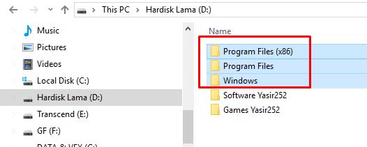 Cómo eliminar carpetas de Windows y archivos de programa en un disco duro antiguo