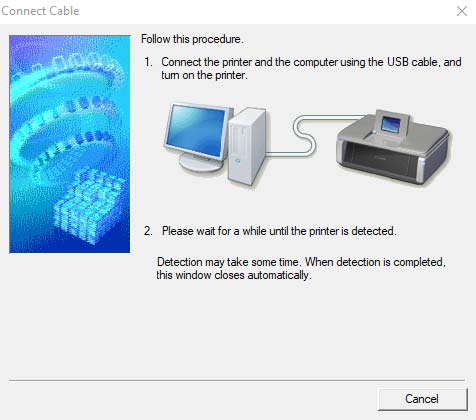 Conecte la impresora Canon IP2770 a la computadora
