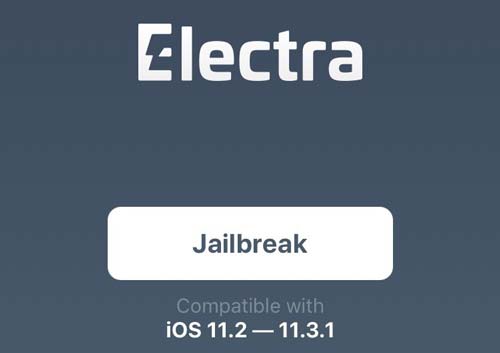 Jailbreak iOS 11 con la aplicación electra
