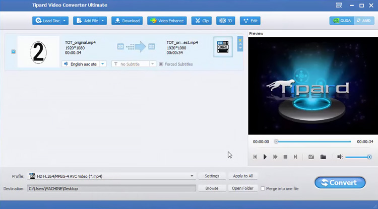 Descarga gratuita de Tipard Video Converter Ultimate Full Crack