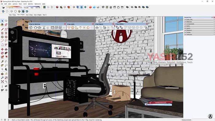V-Ray Siguiente SketchUp Pro Completo